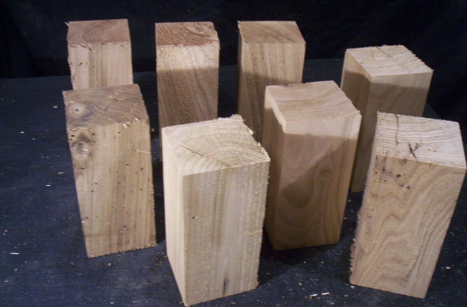 (26)1 x 1 x 4 Solid Basswood Carving Turning Wood Blocks